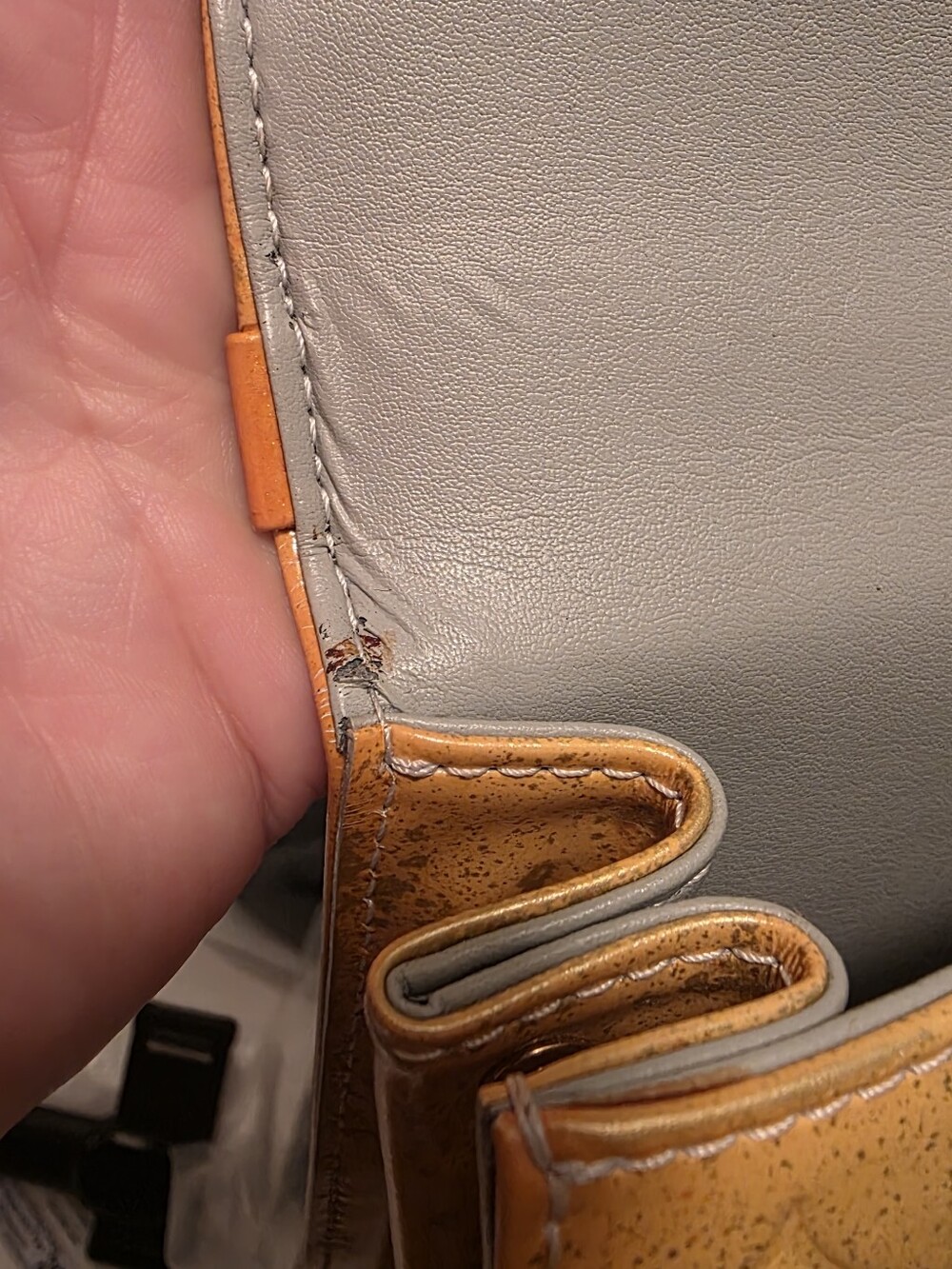 Vintage Louis Vuitton Yellow Monogram Vernis Top Handle Satchel with Brown Trim - Picture 15 of 16